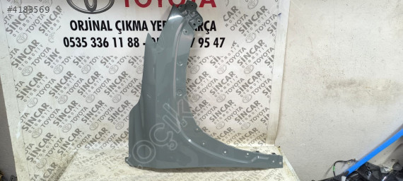 TOYOTA COROLLA CROSS 2023 2025 SAĞ ÖN ÇAMURLUK ÇIKMA ORJİNAL