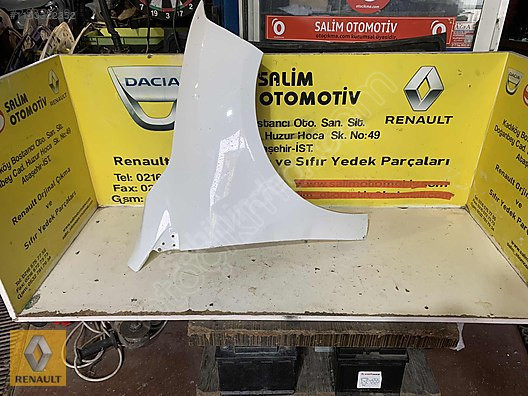 Renault Fluence Orjinal Sağ Ön Çamurluk ve Çıkma Parçaları