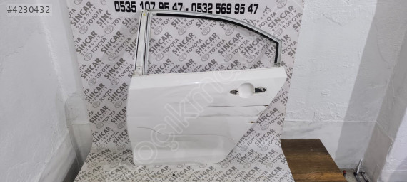 2019-2025 Toyota Corolla Orjinal Sol Arka Kapı Çıkma Parçası