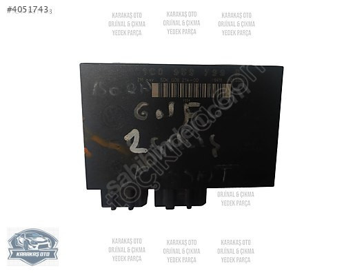 VOLKSWAGEN BORA GOLF PASSAT SUPERB BCM KONFOR BEYNİ 1C0959799B