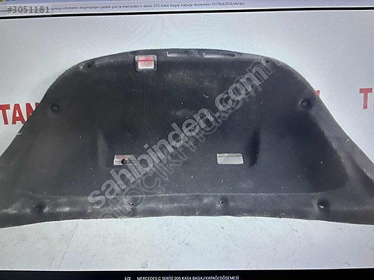 MERCEDES C SERİSİ 205 KASA BAGAJ KAPAĞI DÖŞEMESİ