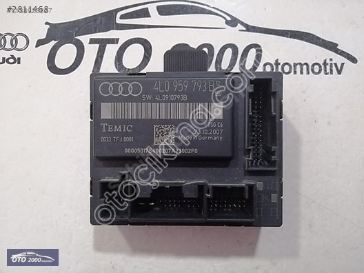 4L0959793B AUDİ Q7 2006-2010 SOL ÖN KAPI KONTROL MODÜLÜ