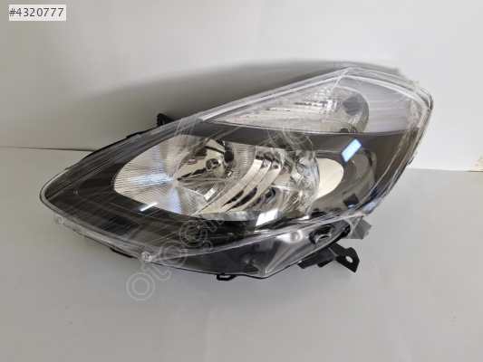 RENAULT CLİO 3 SOL ÖN FAR SİYAH SIFIR 2009-2012