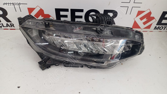 HONDA CİVİC LEDLİ SAĞ FAR ÇIKMA ORİJİNAL PARÇA