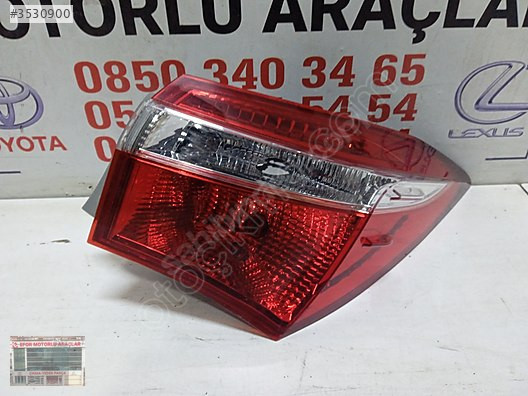 TOYOTA COROLLA SAĞ DIŞ STOP ÇIKMA ORİJİNAL PARÇA 2013-2018
