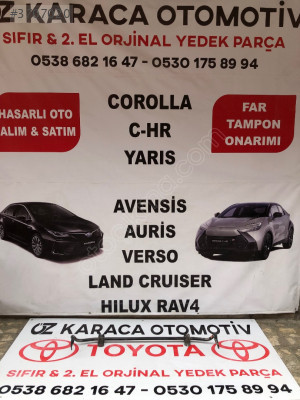 2019-2025 TOYOTA COROLLA ÇIKMA ORJİNAL VİRAJ DEMİRİ