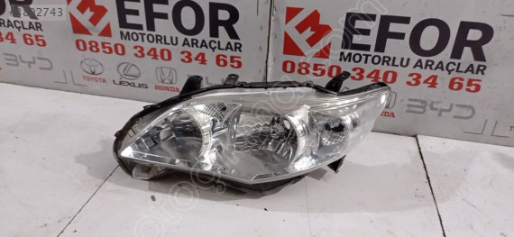 TOYOTA COROLLA SOL FAR ORJİNAL ÇIKMA YEDEK PARÇA