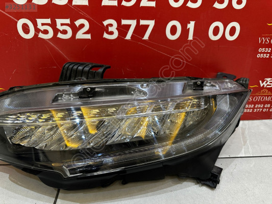 2016-2021 Honda Civic X10 Fc5 Matrix Sol Ön Far 100-18659
