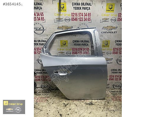 OPEL CORSA F SAĞ ARKA KAPI GÜMÜŞ GRİ ÇIKMA SÖKME YEDEK PARÇA