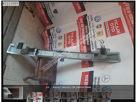 RENAULT MASTER 2 ÖN TAMPON DEMİRİ