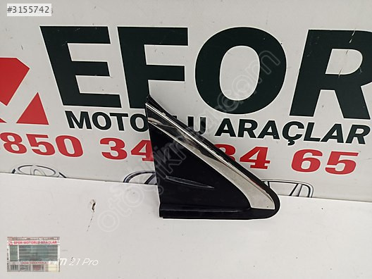 TOYOTA COROLLA SAĞ AYNA ÜÇGEN BAKALİTİ ÇIKMA ORİJİNAL 2019-2024