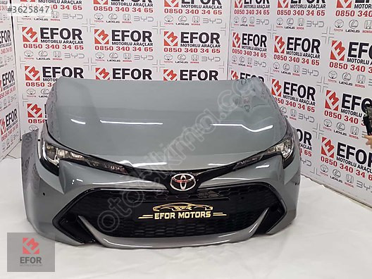 TOYOTA COROLLA HB ÖN TAMPON KOMPLE ÇIKMA ORJİNAL PARÇA 2020-2022