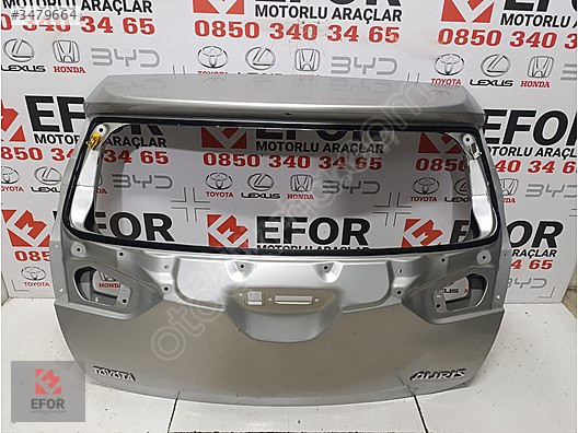 TOYOTA AURİS BAGAJ KAPAĞI ÇIKMA ORİJİNAL PARÇA 2013-2018