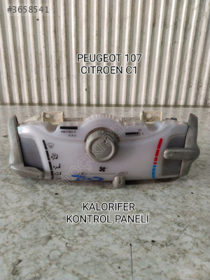 PEUGEOT 107 CİTRÖEN C1 KALORİFER KONTROL PANELİ