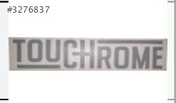 RENAULT STICKER CLUB TOUCHROME YAZI GRI RENAULT  FAN CLUB