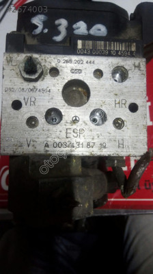 Mercedes W220 S Serisi A0044314612 Bosch 0265202444 ABS Beyni