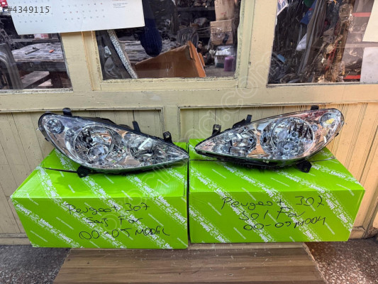 PEUGEOT 307 SAĞ FAR , PEUGEOT 307 SOL FAR ORJİNAL SIFIR ÜRÜN