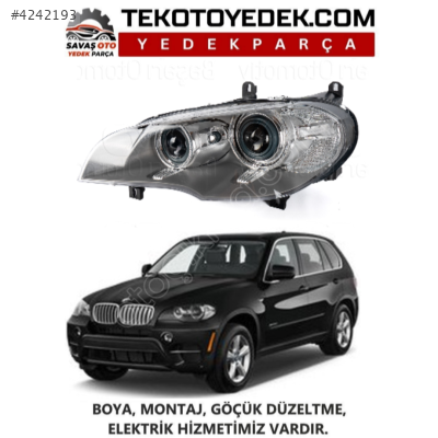 BMW E70 LCI ÖN FAR BI-XENON SAĞ SOL 2011 2012 2013 KAMPANYA