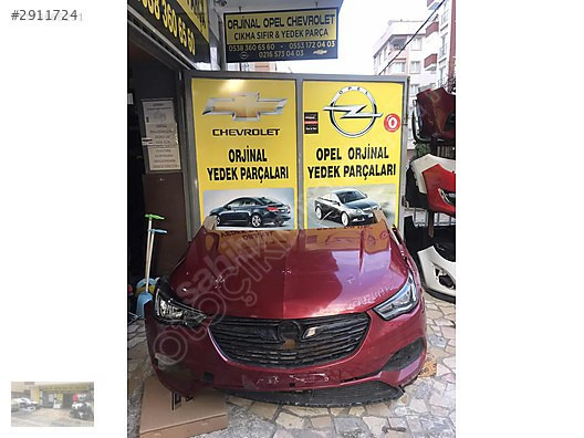 Opel grandland x komple ön set kaput tampon far çamurluk