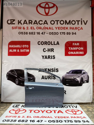2019-2025 TOYOTA COROLLA ÇIKMA ORJİNAL SÖKME SAĞ ÖN KAPI