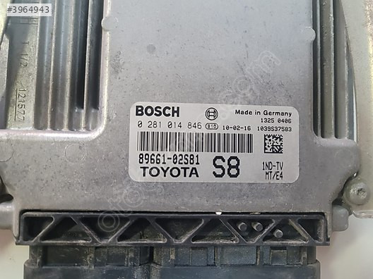 89661-02S81 TOYOTA MOTOR BEYNİ ** S8 **