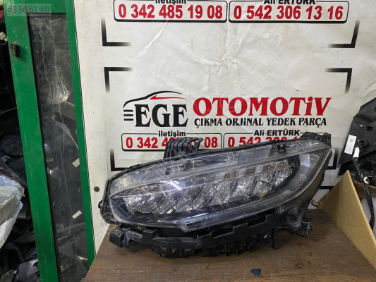 2017/2021 HONDA CİVİC FC5 KASA FULL LED SOL FAR ORJINAL