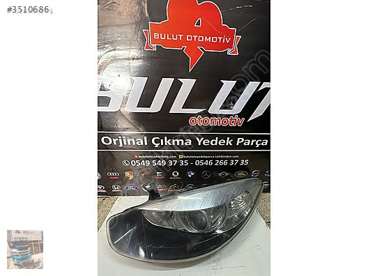 Renault fluance sol ön far çıkma