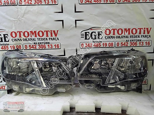 PEUGEOT RİFTER SAĞ SOL FAR ORJINAL HATASIZ