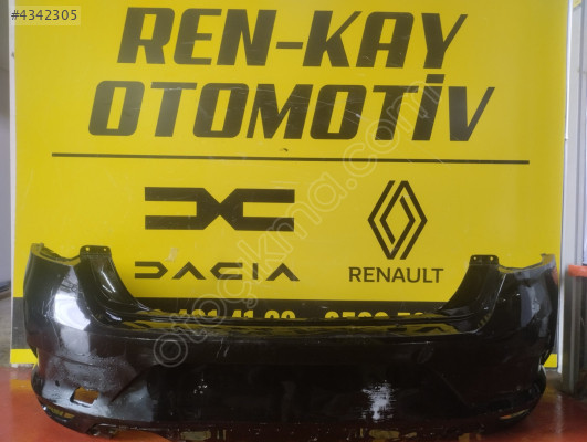 850227725R RENAULT MEGANE 4 ARKA TAMPON SİYAH ORJ ÇIKMA RENKAY