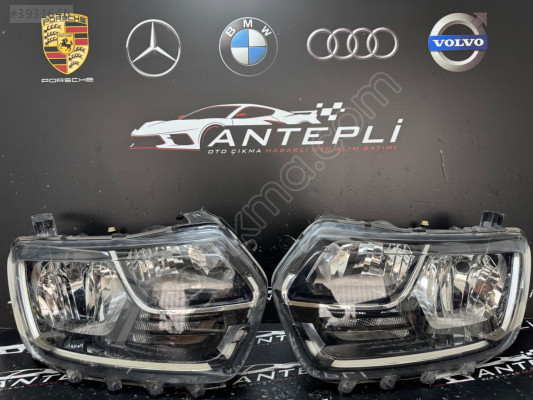 DACİA DUSTER SAĞ SOL FAR LEDLİ ÇIKMA ORİJİNAL