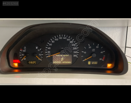 W210 Mercedes Gösterge