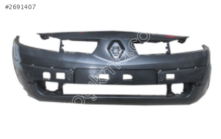ÖN TAMPON RENAULT MEGANE-2 03-06 7701474484 SİS DELİKLİ