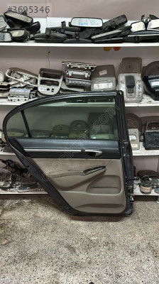 2008-2012 Honda Civic Fd6 Füme Sol Arka Kapı Orj Çıkma