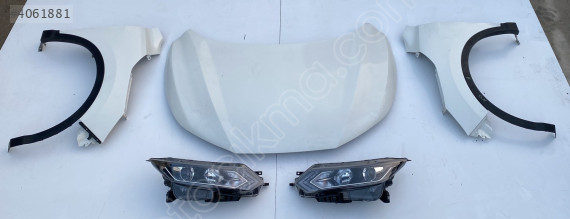 nissan qashqai 2019 kaput far çamurluk tampon set (son fiyat)