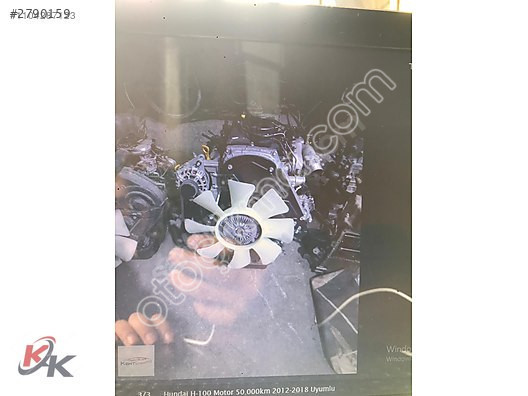Hundai H-100 Motor 50.000km 2012-2018 Uyumlu