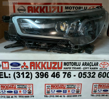 TOYOTA HİLUX 21-23 LEDLİ MERCEKLİ MOTORLU SOL FAR