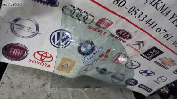 1997-2001 HYUNDAİ ELANTRA SAĞ ÖN KAPI CAMI