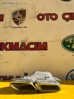 Mercedes amg çift çıkış egzoz ucu krom