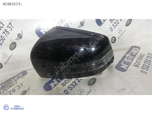 MERCEDES ML SERİSİ W166 KASA SOL AYNA KAPAĞI SİNYALLİ SİYAH ORJ