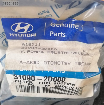 31090 2D000 HYUNDAI ELANTRA YAKIT POMPASI EMME FİLTRESİ