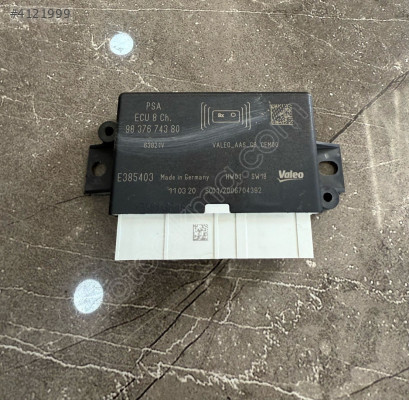 98 376 743 80 PEUGEOT 508 PARK SENSÖR BEYNİ EGE OTOMOTİV BURSA