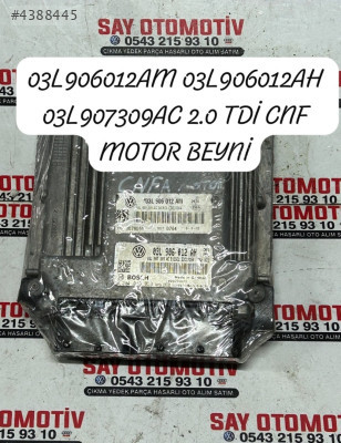 03L906012AM 03L906012AH 03L907309AC 2.0 TDİ CNF MOTOR BEYNİ