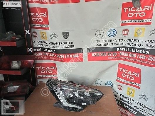 RENAULT CLİO 5 SAĞ FAR ORJİNAL ÇIKMA