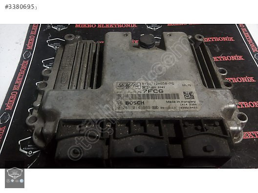 Ford Fiesta 1.6 TDCI Motor Beyni 0281014989 8V21-12A650-PG