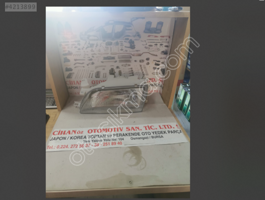 1993-99 Toyota Corolla Ön Sol Far Tek Fiyat - 81110-1E180