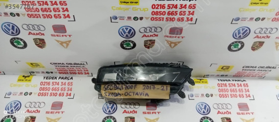 SKODA OCTAVİA 2016-2020 SAĞ SİS FARI OEM 5e0941700fV ÇIKMA SÖK