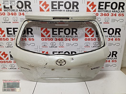 TOYOTA YARİS BAGAJ KAPAĞI ÇIKMA ORİJİNAL PARÇA 2012-2015