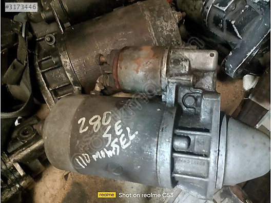 280 MERCEDES 110 MOTOR MARŞ MOTORLAR SARJLAR BULUNUR