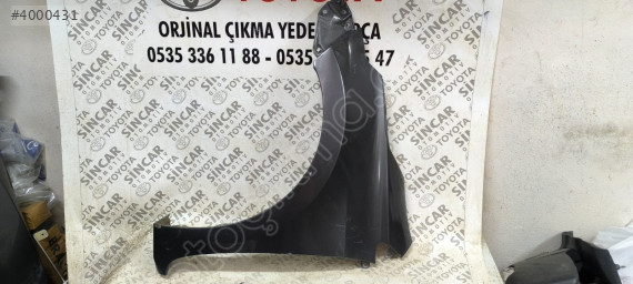 TOYOTA COROLLA 2013 2018 SOL ÖN ÇAMURLUK ÇIKMA ORJİNAL