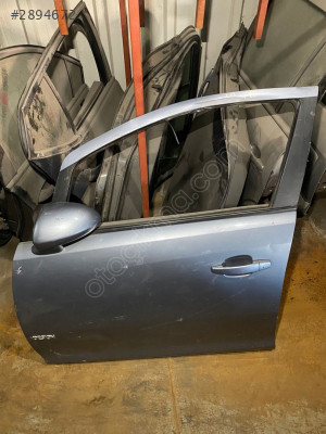 OPEL CORSA D SOL ÖN KAPI ŞİMŞEK GRİ RENK HATASIZ